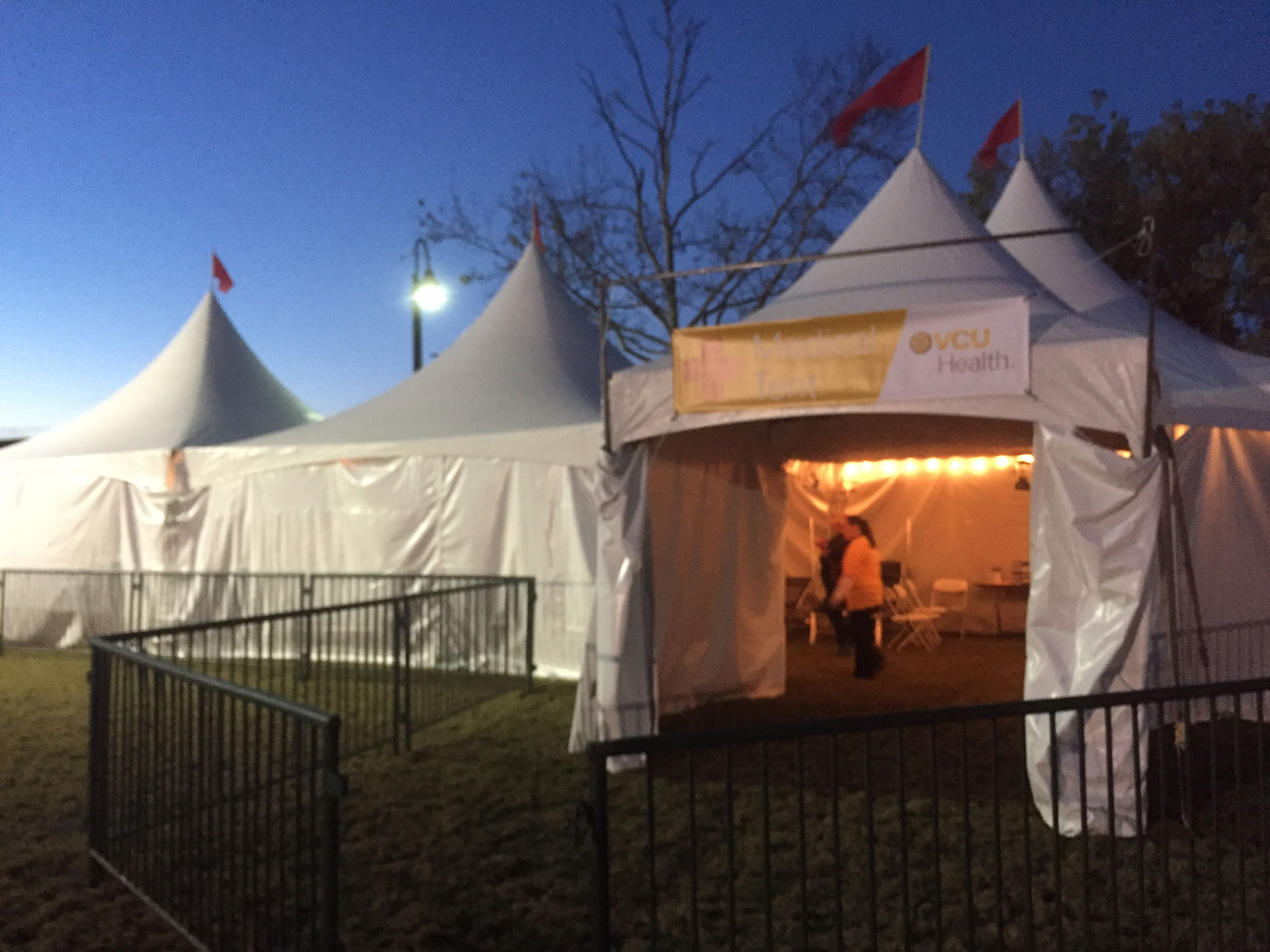 Medical Tents at event